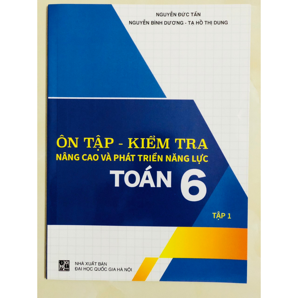 Sách - Combo Ôn Tập - Kiểm Tra Nâng Cao Và Phát Triển Năng Lực Toán 6 (tập 1+ tập 2)