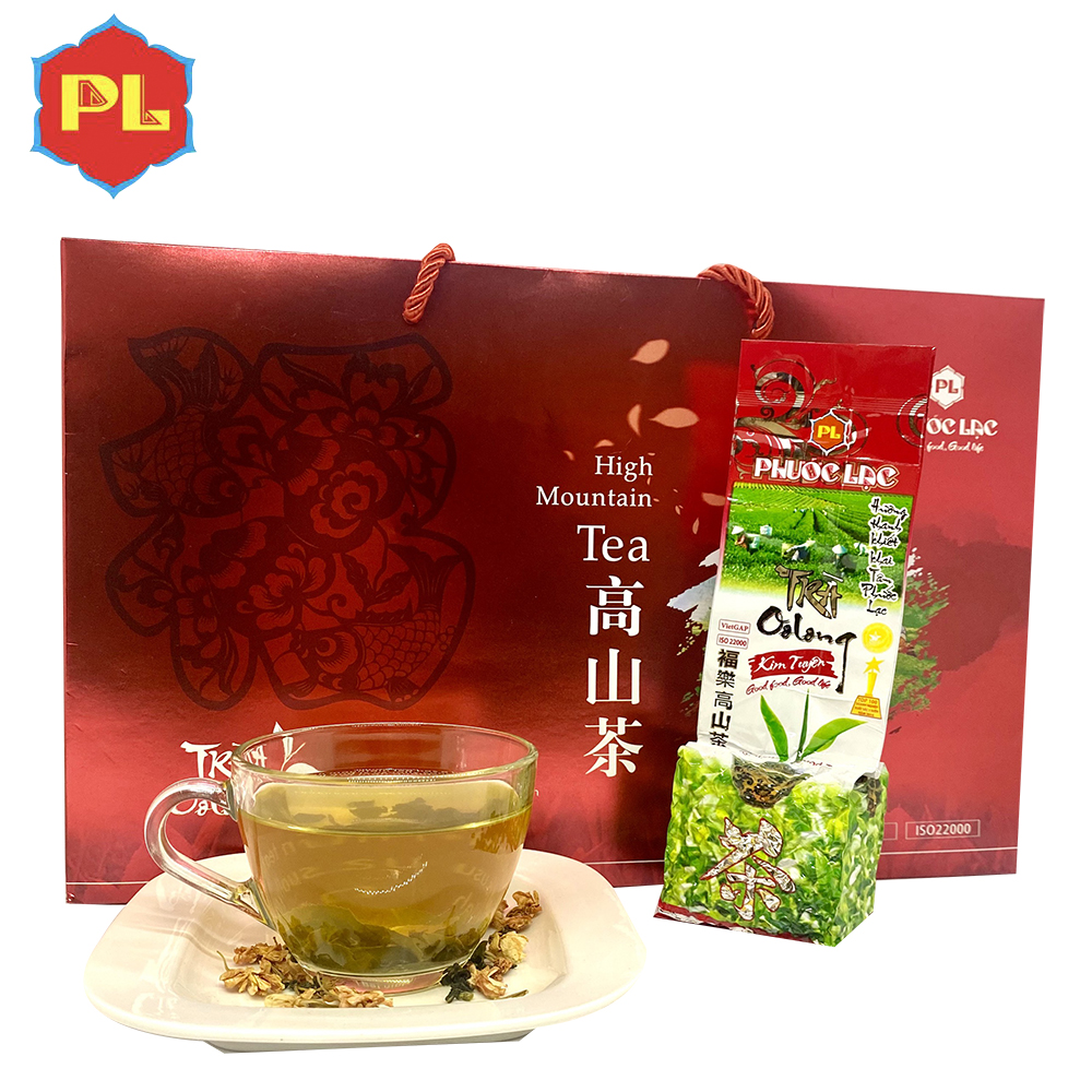 Trà Ô Long Kim Tuyên Phước Lạc Gói 100g
