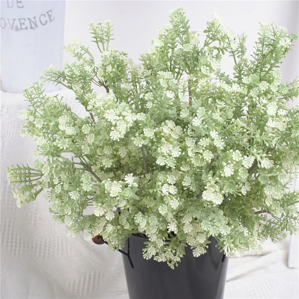 Artificial Fake Flowers Plants Spray Baby Breath/Gypsophila 3 Colors White