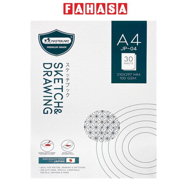 Tập Vẽ Smooth A4 - 60 Trang 100gsm - Masterart JP-04