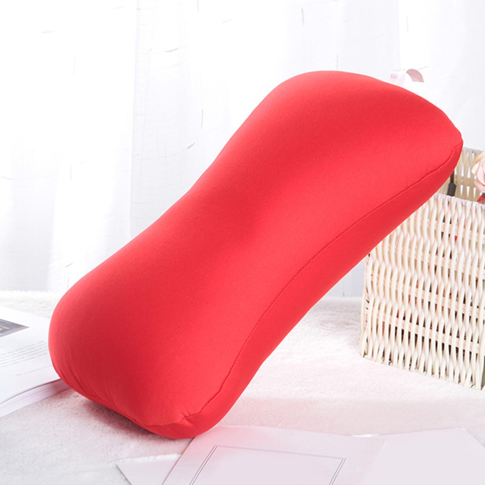 3Pcs Microbead Back Cushion 38x20cm Throw Sleep Head Neck Rest Cozy Bed
