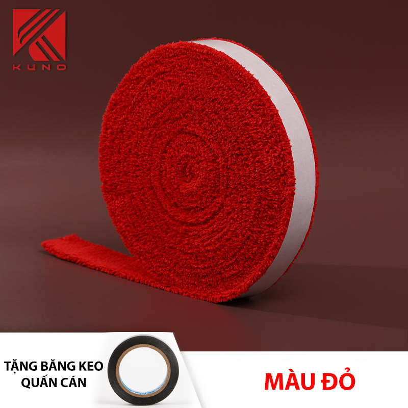 Quấn Cán Vải Cầu Lông Bám Tay, Siêu Êm, Thấm Hút Mô Hôi Cao Cấp, Dài 10m
