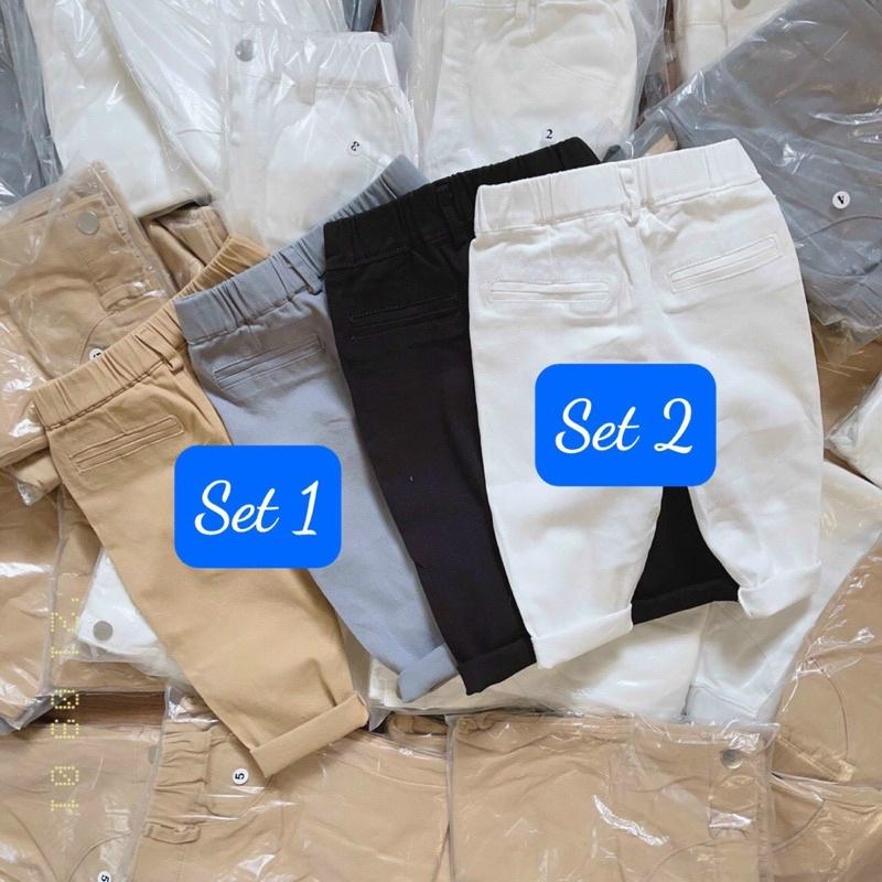 Combo 2 quần kaki cho bé