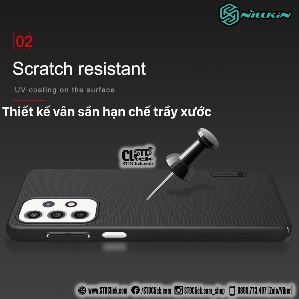 ỐP LƯNG DÀNH CHO ĐIỆN THOẠI SAMSUNG GALAXY A33 5G NILLKIN NHỰA CỨNG SẦN
