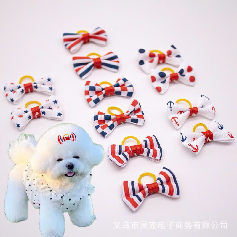 NƠ KẸP TÓC CÀI TÓC THỜI TRANG DỄ THƯƠNG PHONG CÁCH ÂU MỸ  MÃ 34 CHO THÚ CƯNG CHÓ MÈO