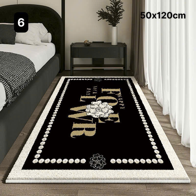 Thảm Trải Sàn Cashmere Len Lông Cừu Mềm Mại, Thảm Dài Chùi Chân Hoạt Hình Siêu Thấm Hút Decor Phòng Ngủ- Thảm Chân Giường- HÀNG CHÍNH HÃNG MINIIN