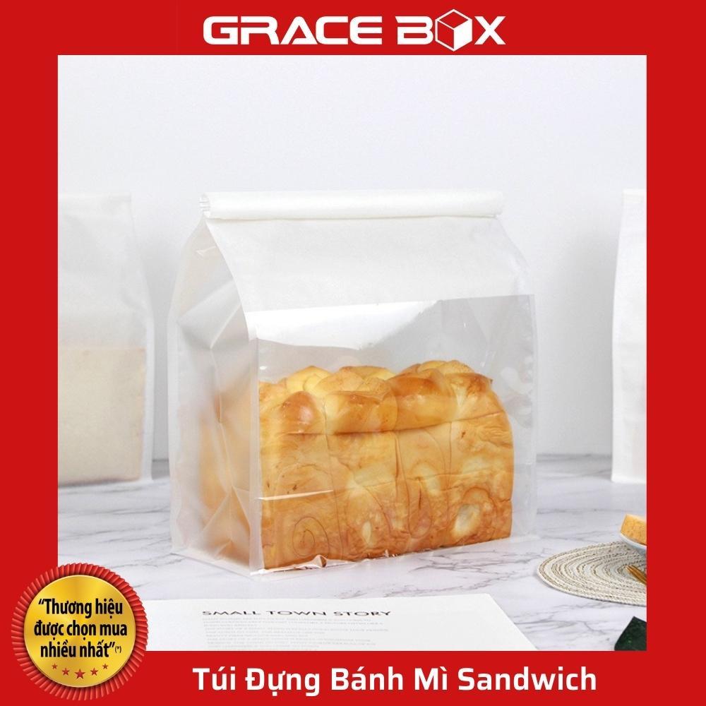 Xấp 10 Túi Đựng Bánh Mì Sandwich, Bánh Ngọt Loại Trơn - Hàng Nhập Khẩu