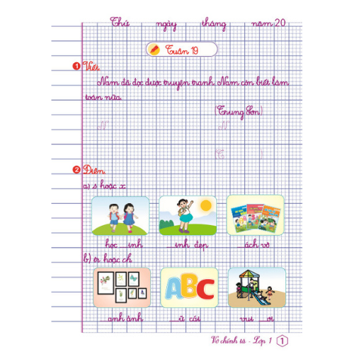 Sách - Vở Chính Tả Lớp 1 - ndbooks