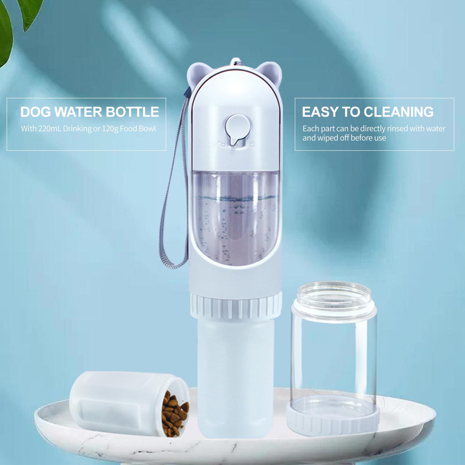 Máy lọc nước cho thú cưng 220mL tích hợp bát đựng thức ăn 120g