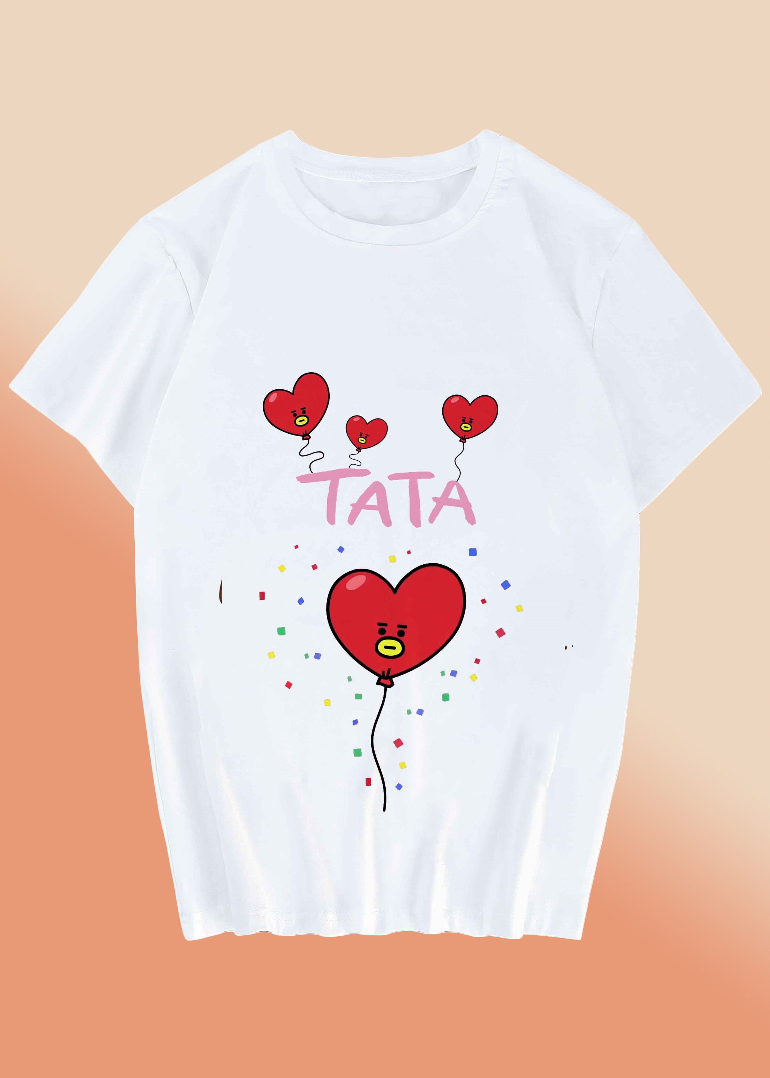 Áo thun BTS in hình TATA BT21 cute