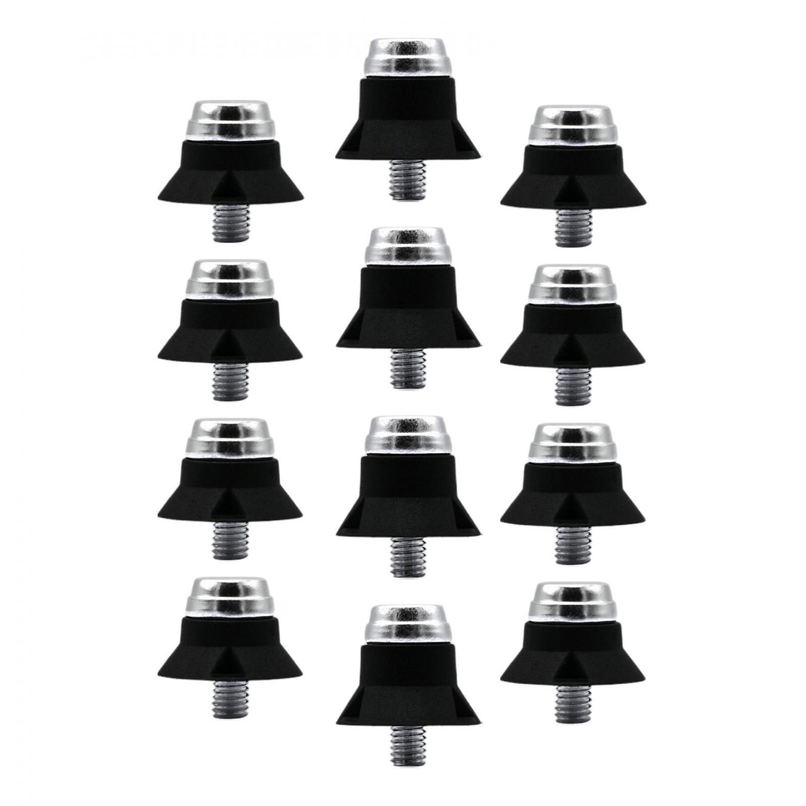 12x Football Shoe Spikes Rugby Studs M5 Anti Slip Durable Screw in Track Soccer Boot Cleats for Athletic Sneakers Training