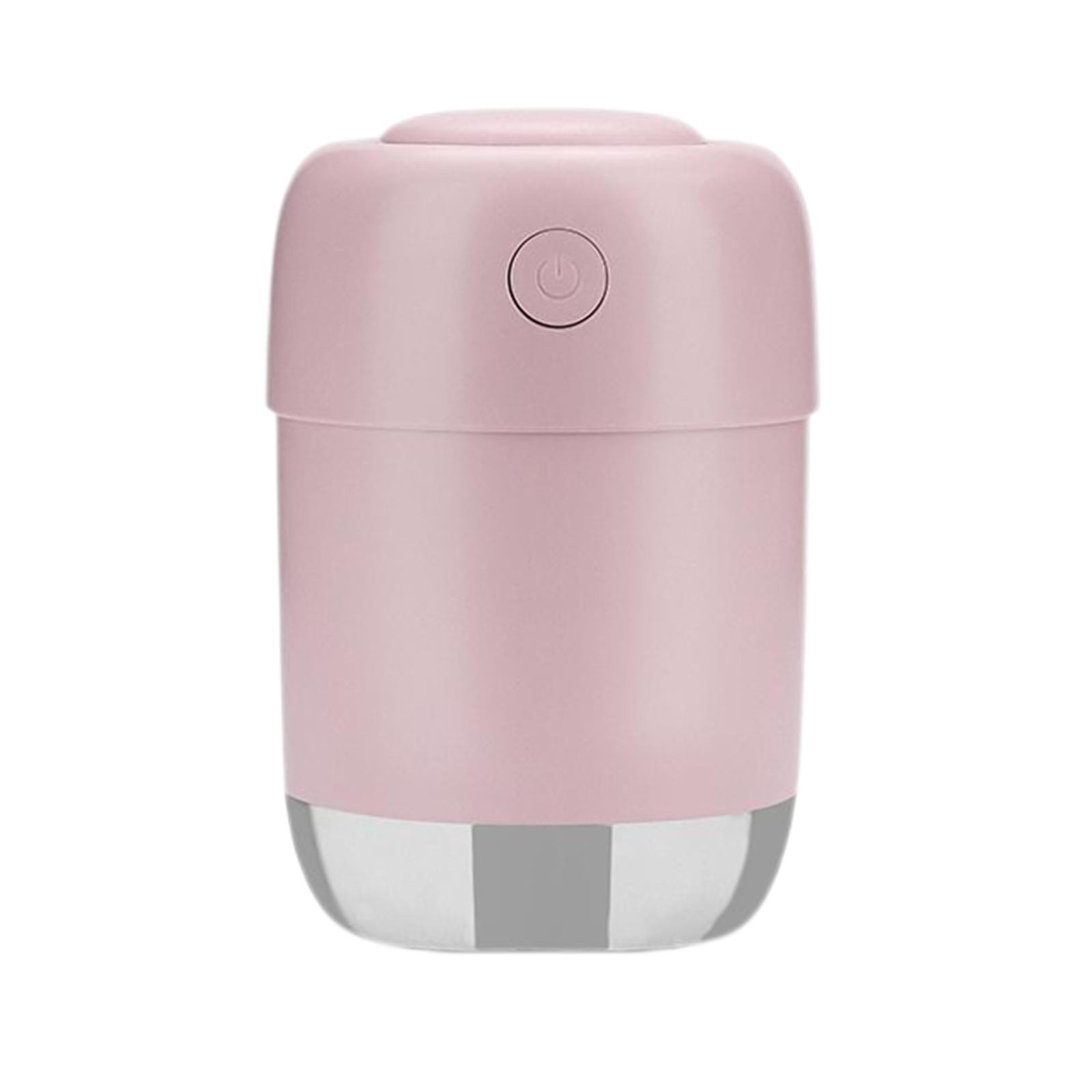 Portable Mini Humidifier Personal USB Desktop Cool Mist Humidifier W/ Lights