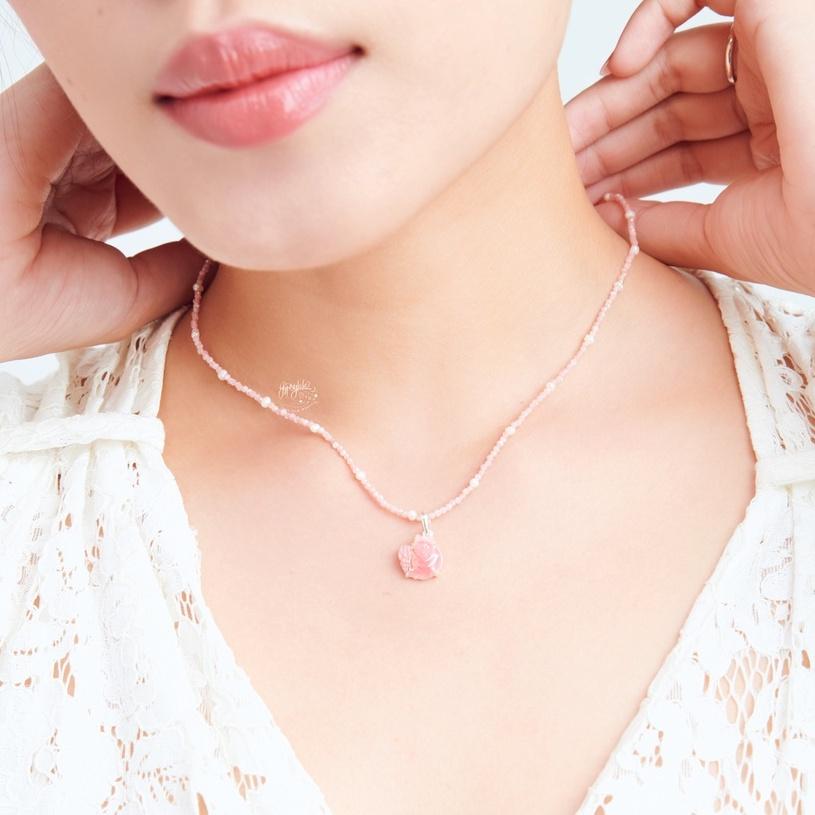 Dây Chuyền Mini Hồ Ly XXS bọc bạc nhiều màu SP004656 Gypsy.lala