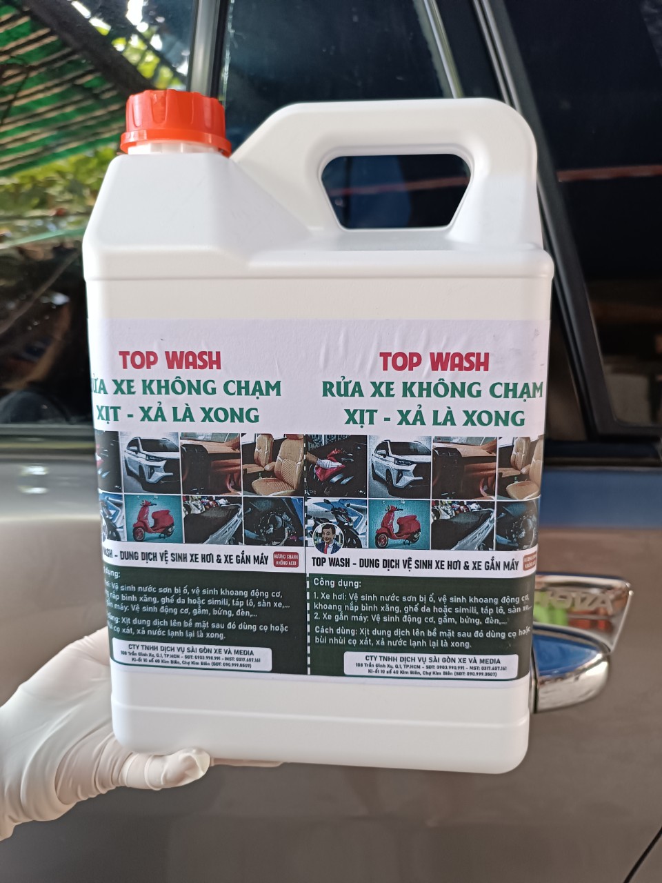 5L Dung Dịch Rửa Xe Không Chạm