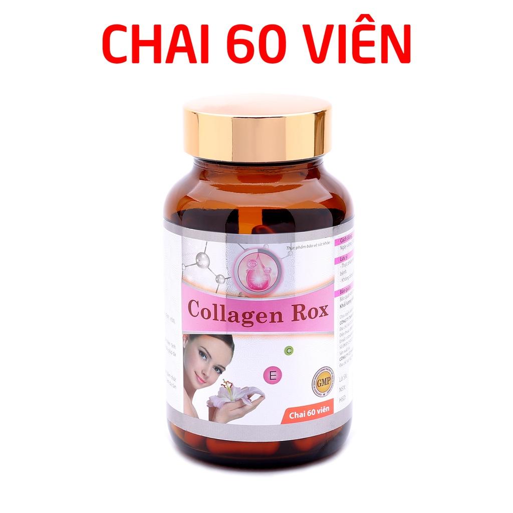 Viên uống đẹp da Collagen Rox HDPHARMA Vitamin E C giảm nám sạm da 60 viên