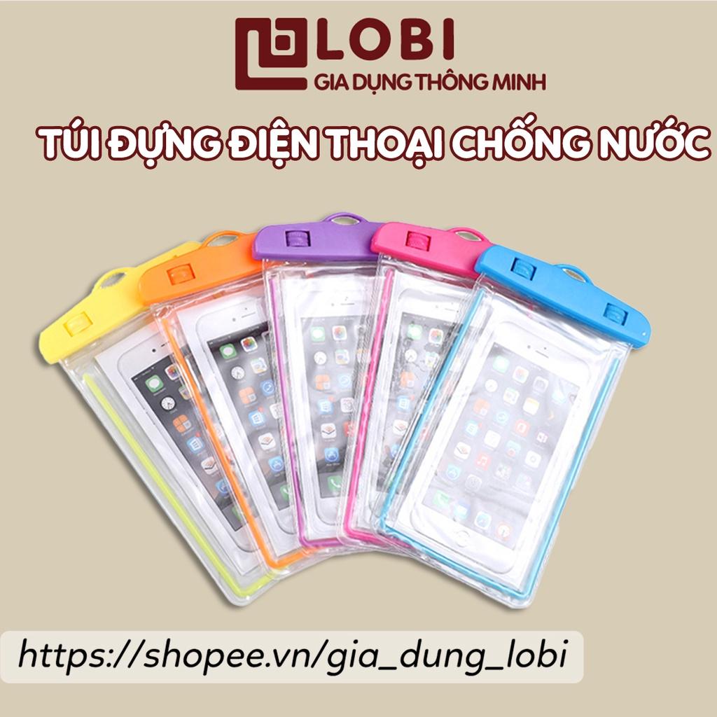 Túi đựng điện thoại chống nước chống chìm chống bụi thiết kế dây đeo cổ tiện dụng khi đi bơi đi du lịch