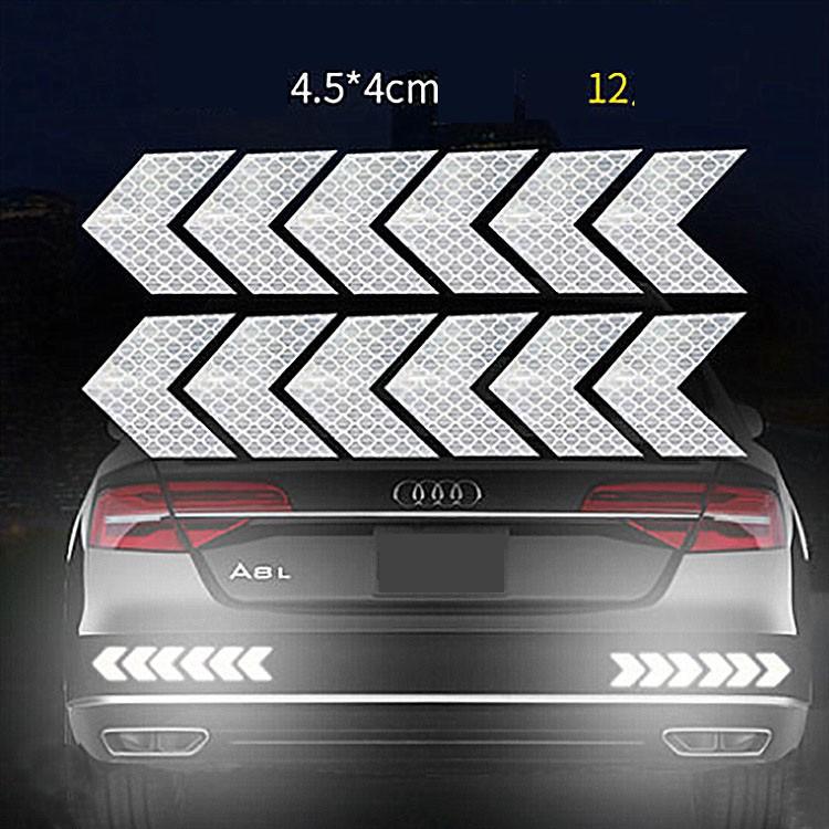 Miếng Tem Decal Phản Quang Mũi Tên Dán Xe ô Tô Ms-312