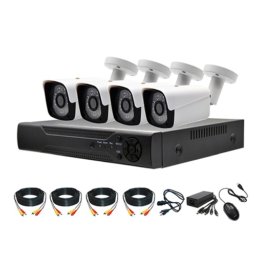 Trọn Bộ 4 Kênh Camera AHD 5.0Mpx + Ổ Cứng 500GB + Đủ phụ kiện lắp đặt