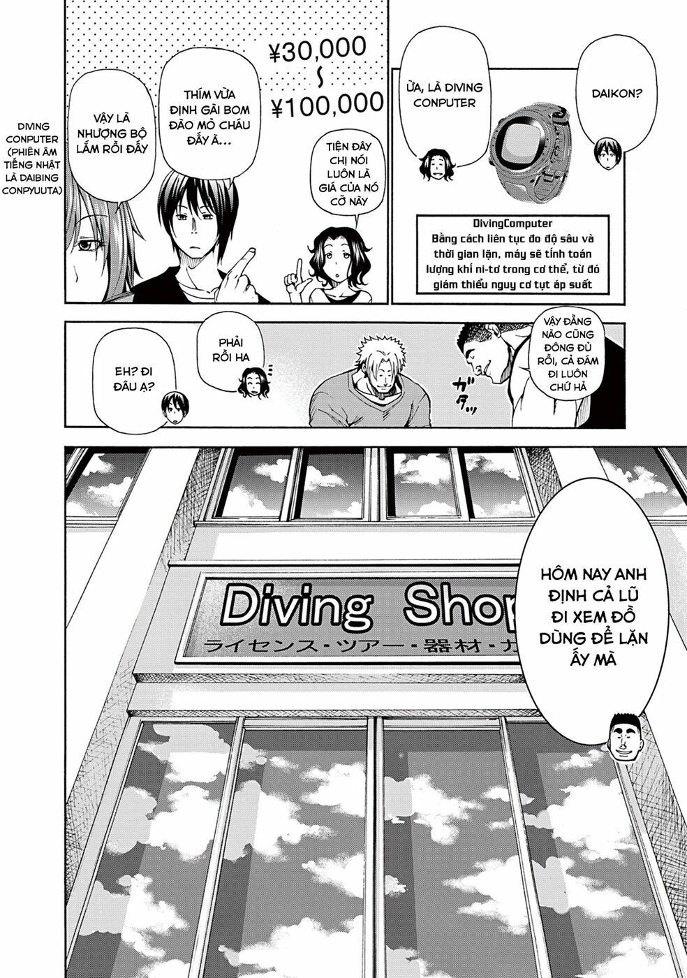 cô gái thích lặn - grand blue chapter 15 6