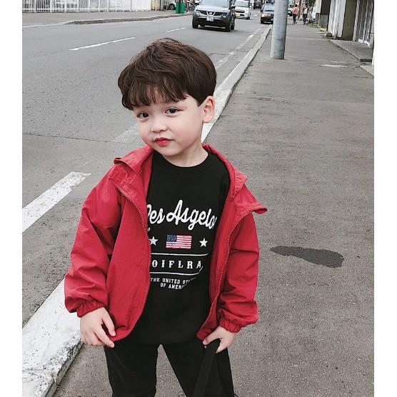 Áo Khoác túi dây kéo cho bé A02KH026