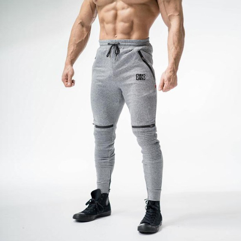 Quần dài Jogger nam CK168 thiết kế khóa đầu gối độc đáo