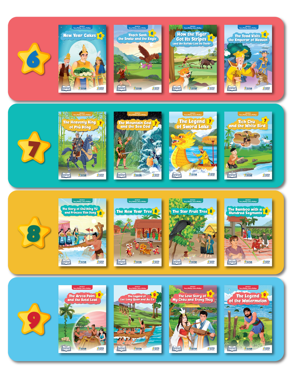 Combo Truyện Đọc Story Vietnamese Folk Tale Pack Full level