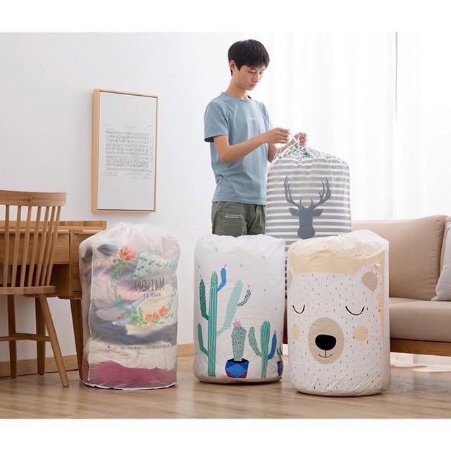 Túi Đựng Quần Áo Hình Trụ Sang Trọng - 82x43cm