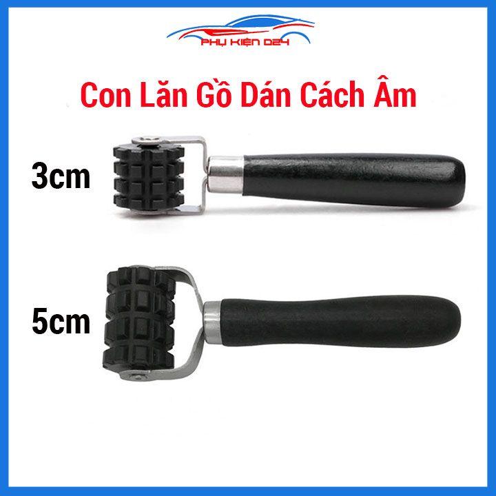 Con lăn gồ bánh xe chuyên dụng dán cách âm cho ô tô loại bánh có gai
