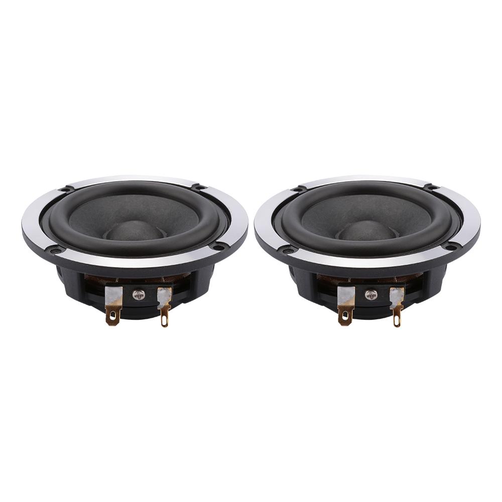 AIYIMA 2 Cái Loa âm thanh toàn dải 3 inch 4 Loa xe hơi tầm trung 8 Ohm 15W Loa nhôm hình nón len 20 lõi Màu sắc: Loa 4 Ohm