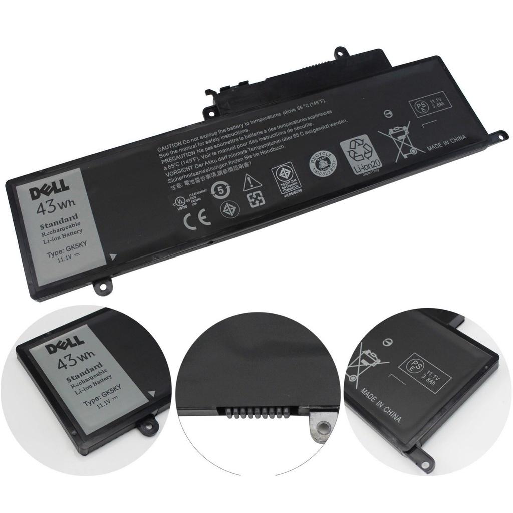 Pin Dùng Cho Laptop Dell Inspiron 11 3147 3148 3000 3152 (GK5KY) Battery Original 43Wh - Bảo Hành 6 Tháng