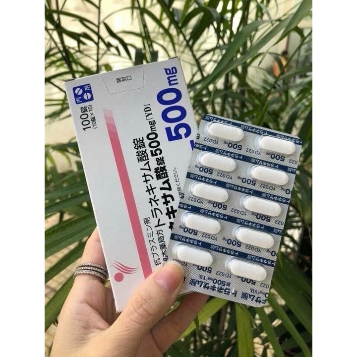 Viên uống trắng da, mờ thâm nám Transamin 500mg 10 viên/vỉ