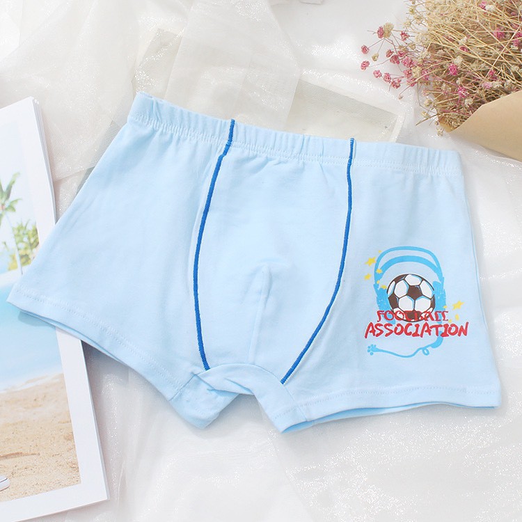 Set 4 Quần Sịp Đùi Cho Bé Trai Cao Cấp - 4 QUẦN LÓT BÉ TRAI Boxer chất Cotton Mềm Mại Cho Bé Thoải Mái Vận Động