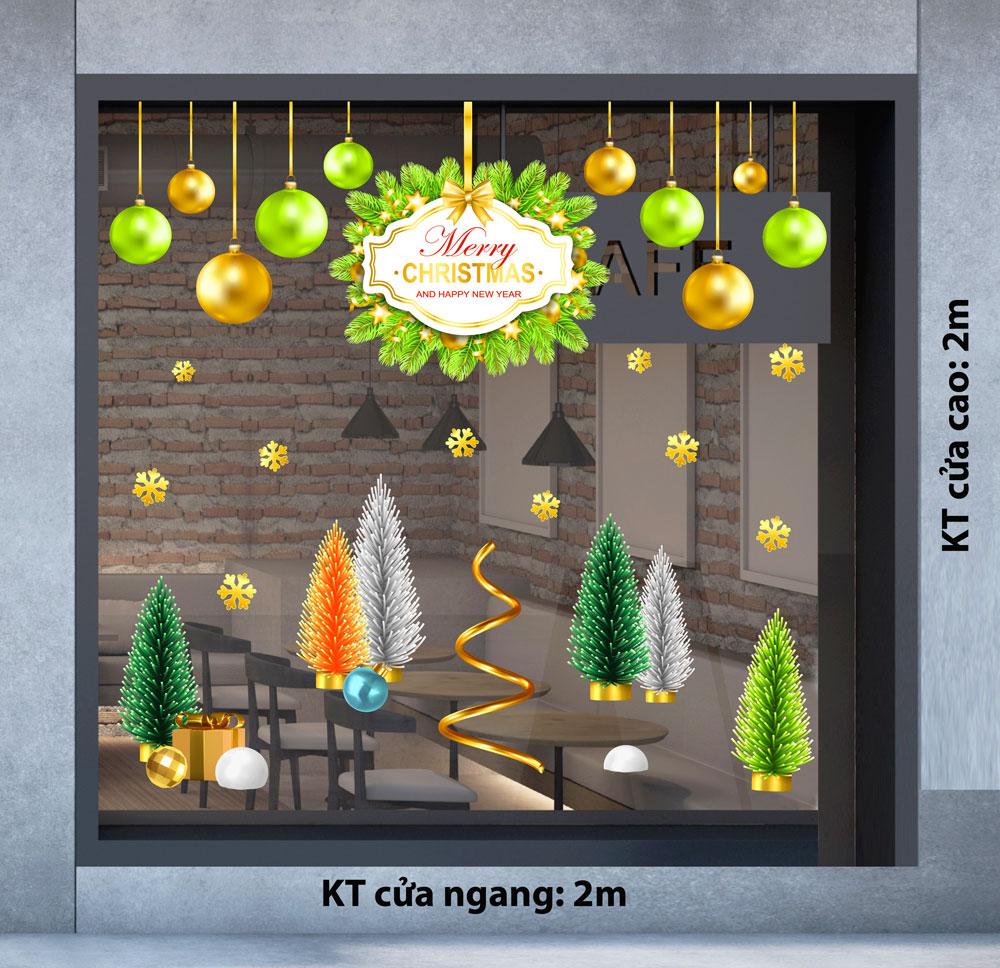 Decal trang trí NOEL 2024 combo số 24