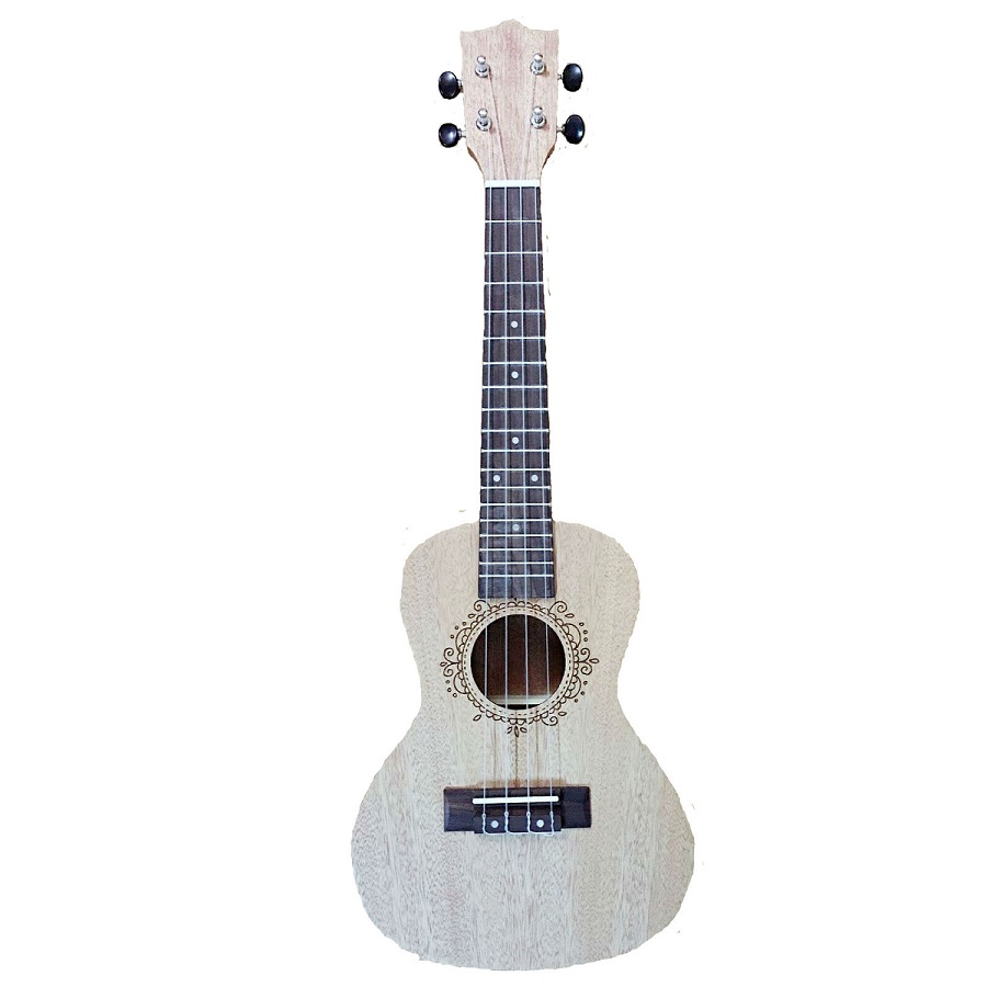 Đàn Ukulele Concert size 23 Gỗ Hồng Đào cao cấp