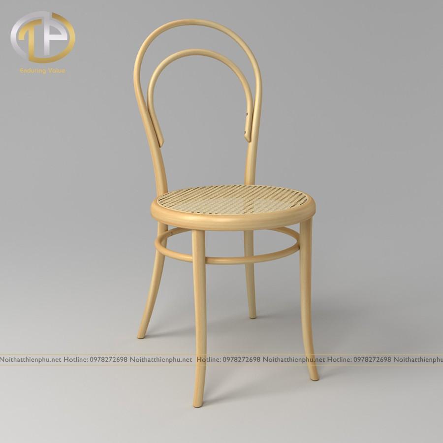 Ghế Thonet gỗ tần bì (Ash) mặt mây - ghế ăn, ghế cafe, ghế nhà hàng đẹp