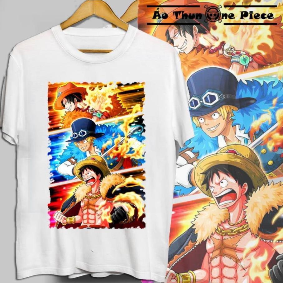 SIÊU RẺ - ️️Áo Thun In Hình Anh Em Nhà Monkey D. Luffy Cực Chất - Áo Thun One Piece / có đủ size trẻ em