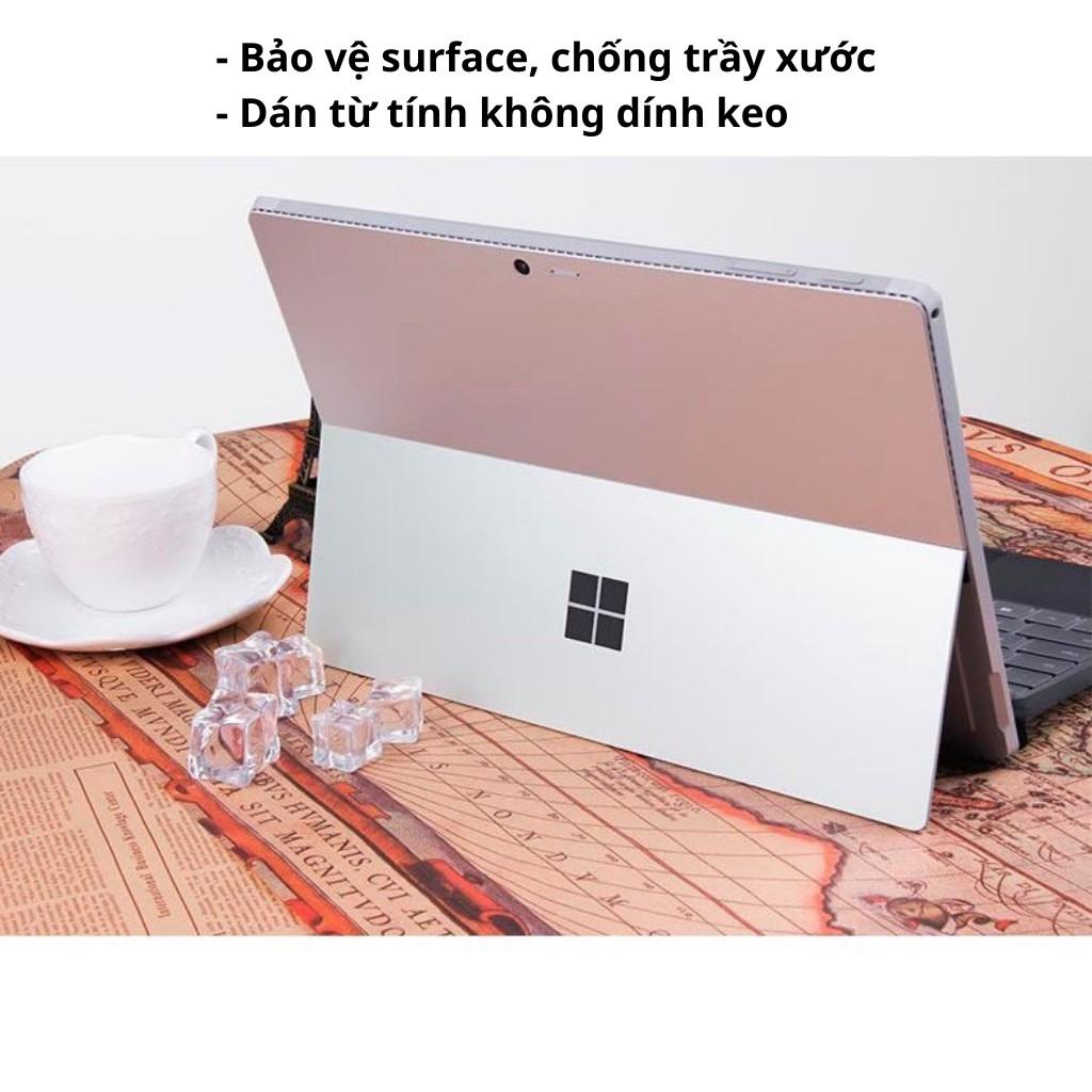 Bộ dán mặt lưng Surface Pro 4567,surface pro x, surface go 1/2 chính hãng JRC