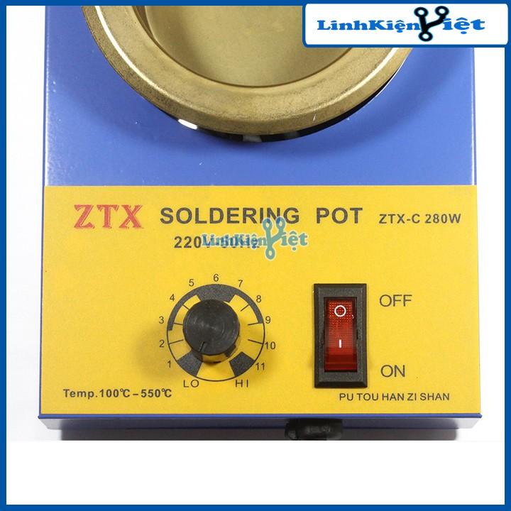 Bể Nhúng Thiếc Soldering  ZTX-31C 280W 80mm ( BH 1 Tháng )