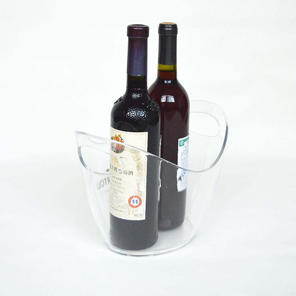 4L LED Ice Cooler Bucket Party Bar Champagne Beer Wine Drinks Box USB Charging 6 Colors