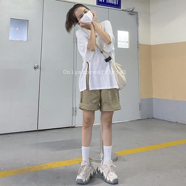 Set áo xẻ+quần short