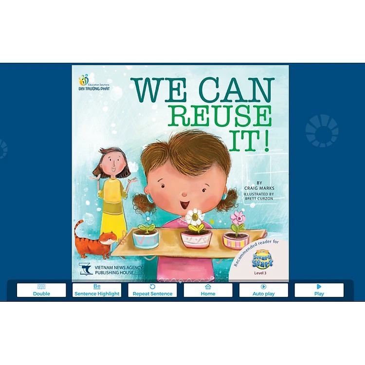 Combo 5 truyện đọc ISS Readers 3: A Long Car Ride, Kindergarten Seasons, We Can Reuse It!, Fat Cat's Busy Day, The Kite