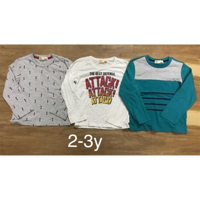 Áo dài tay PDI Kids bé trai hàng xuất