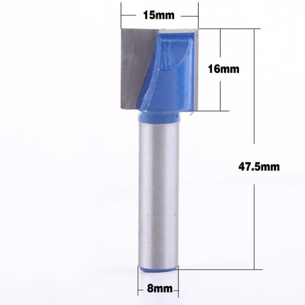 8mm Router CNC Engraving Woodworking Cleaning Bit - 3 Pieces