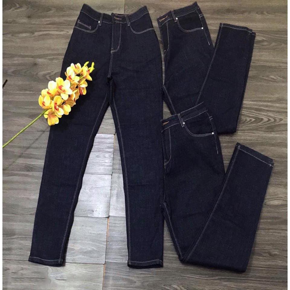 Quần jean co giãn dáng dài bigsize