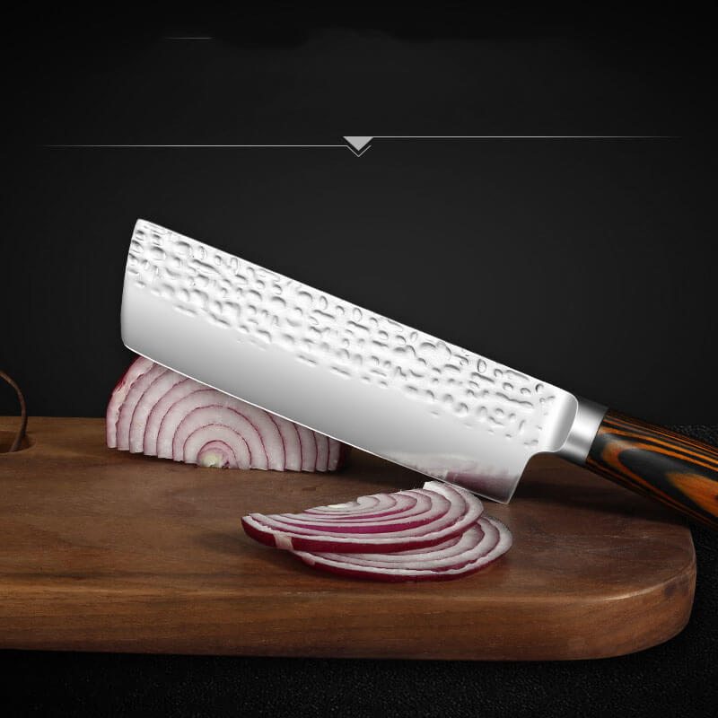 DAO BẾP NHẬT BẢN USUBA THÉP DAMASCUS MÃ A4DT122