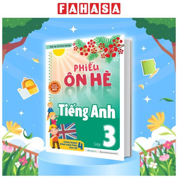 Sách - Phiếu Ôn Hè Tiếng Anh Lớp 3