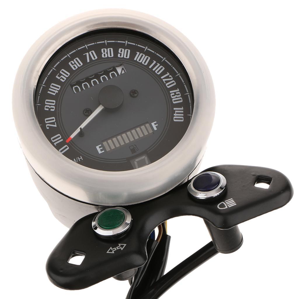 Motorcycle Digital Odometer Speedometer Tachometer KMH for CG125 Cafe Racer