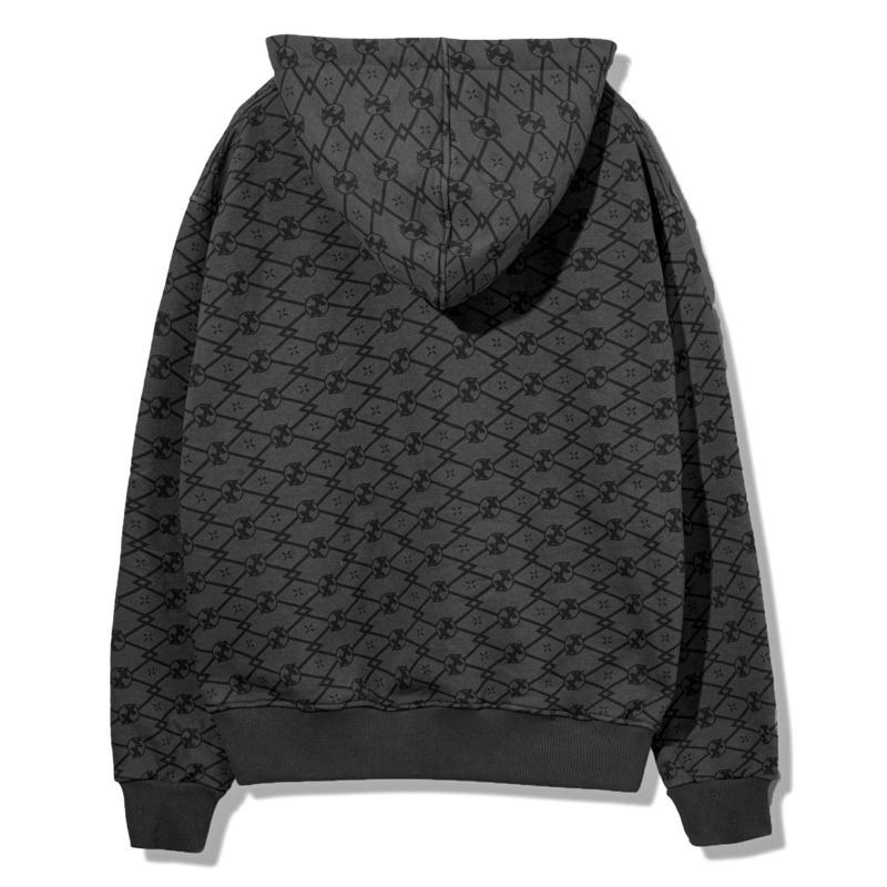 Áo Hoodie nỉ cao cấp thêu logo X2 Monogram XXME