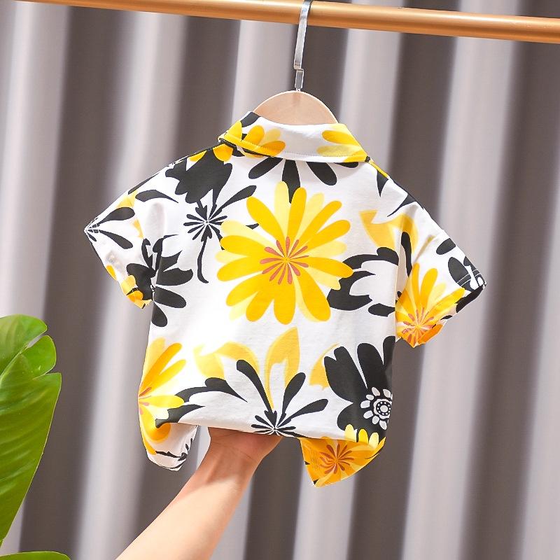 ÁO POLO COTTON BÉ TRAI 11-30KG HOA VĂN NỔI BẬT, ĐẸP XUẤT SẮC
