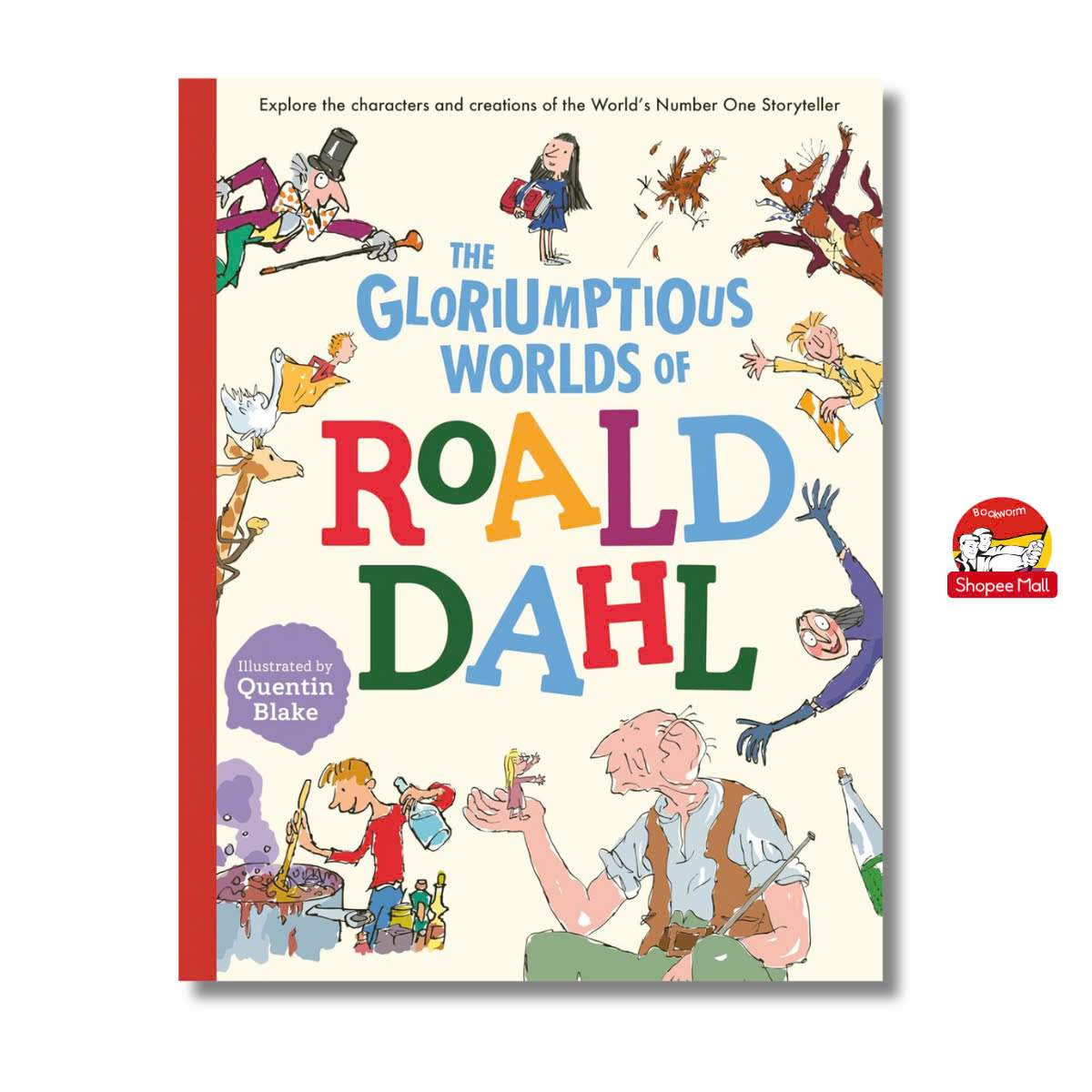 Sách - The Gloriumptious Worlds of Roald Dahl by Stella Caldwell - Sách ngoại văn, sách thiếu nhi tiếng Anh, bìa cứng